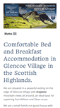 Mobile Screenshot of bedandbreakfastglencoe.co.uk